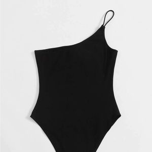One shoulder bodysuit